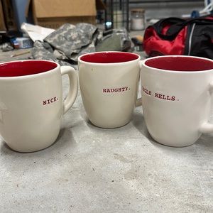 Christmas Rae Dunn mugs